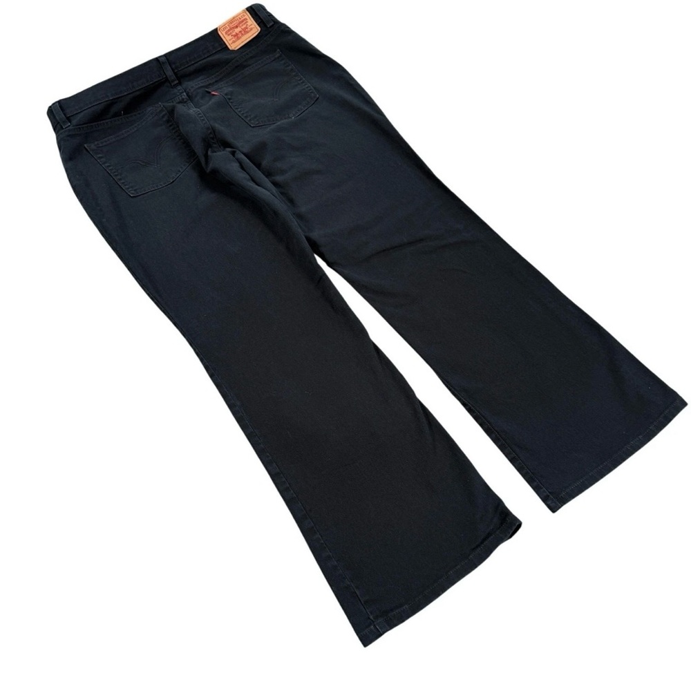 Levi's 550 Women's Bootcut Jeans Size 18 Black Stretch Denim